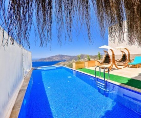 Villa with 2 bedrooms in Kas with wonderful sea view private pool enclosed garden