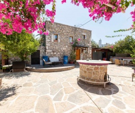 Captivating Stone House with Patio near Beach in the Heart of Bodrum